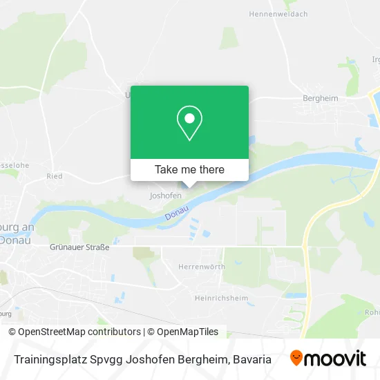Trainingsplatz Spvgg Joshofen Bergheim map
