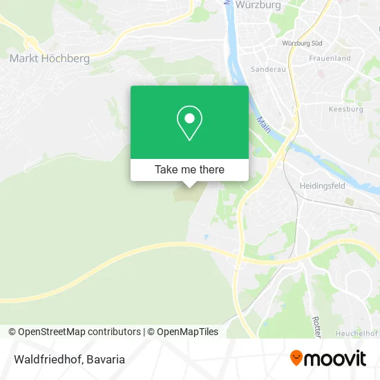 Карта Waldfriedhof