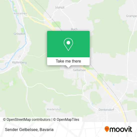 Карта Sender Gelbelsee