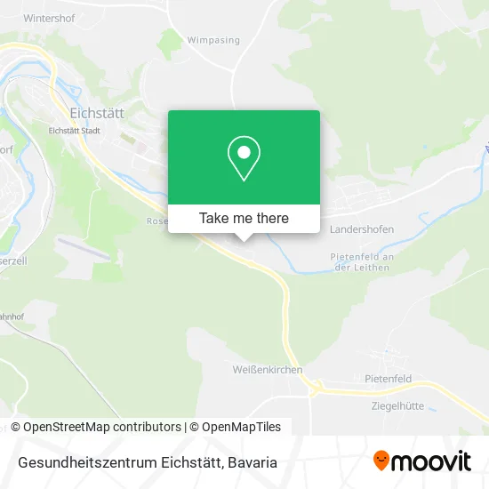 Карта Gesundheitszentrum Eichstätt