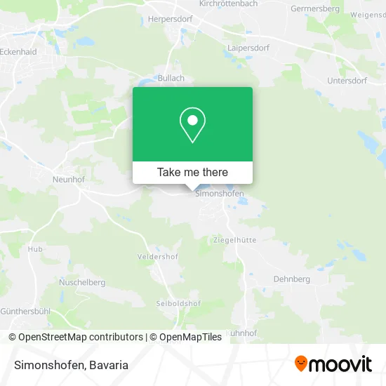 Карта Simonshofen