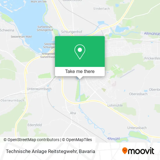 Карта Technische Anlage Reitstegwehr