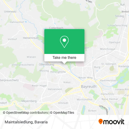 Карта Maintalsiedlung