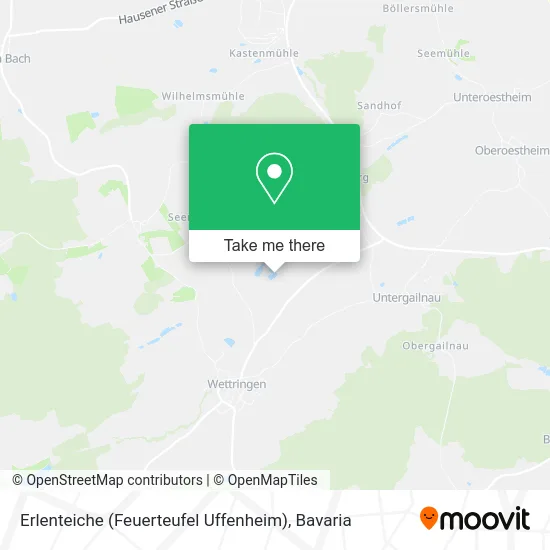 Карта Erlenteiche (Feuerteufel Uffenheim)