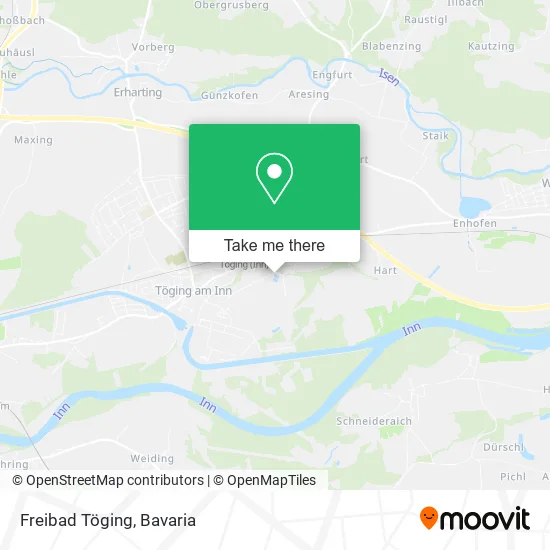 Карта Freibad Töging