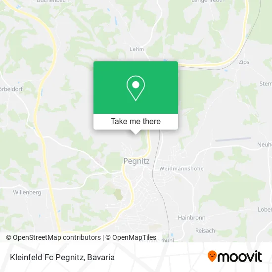 Карта Kleinfeld Fc Pegnitz