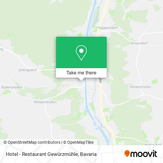 Hotel - Restaurant Gewürzmühle map