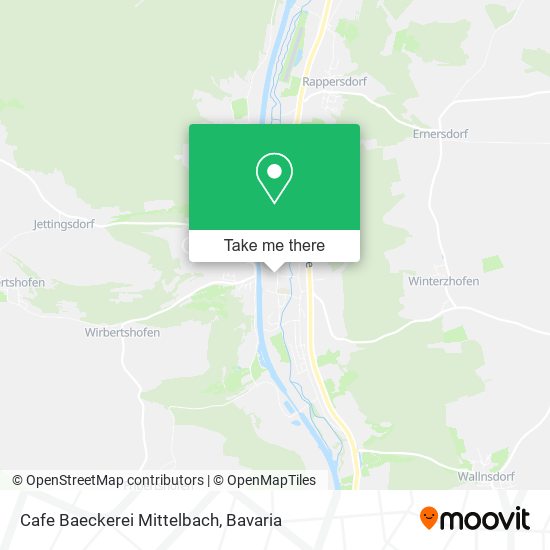 Cafe Baeckerei Mittelbach map