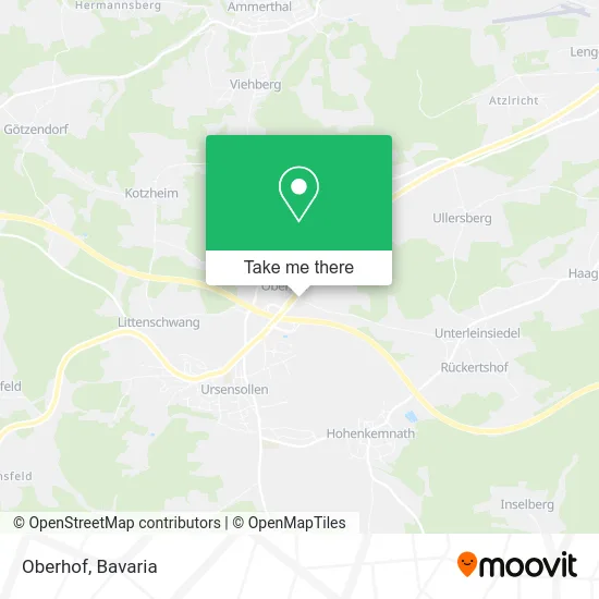 Карта Oberhof