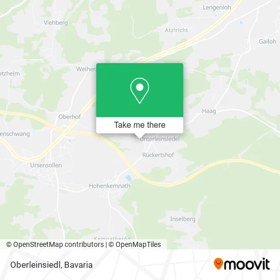 Карта Oberleinsiedl