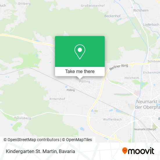 Kindergarten St. Martin map