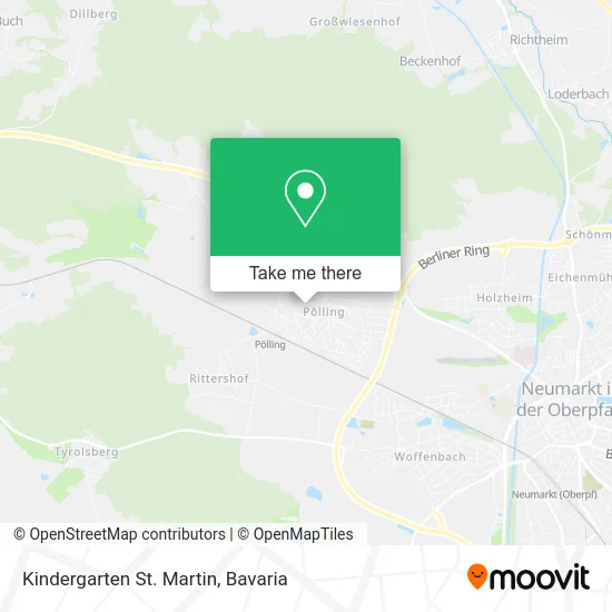 Карта Kindergarten St. Martin