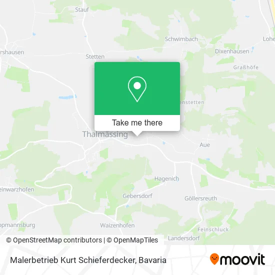 Карта Malerbetrieb Kurt Schieferdecker