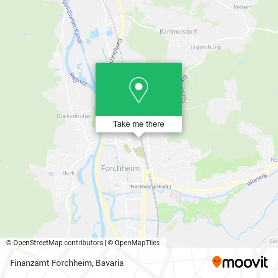 Карта Finanzamt Forchheim