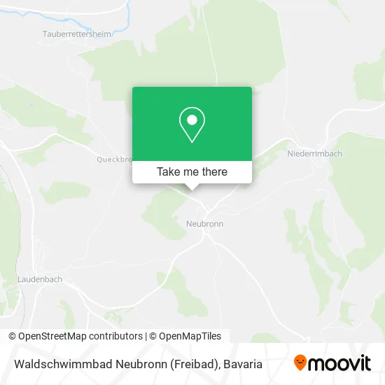 Карта Waldschwimmbad Neubronn (Freibad)