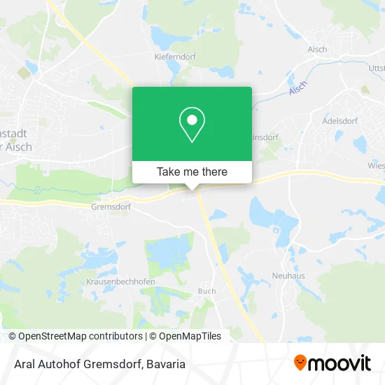 Карта Aral Autohof Gremsdorf