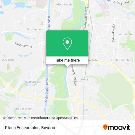 Карта Pfann Friseursalon