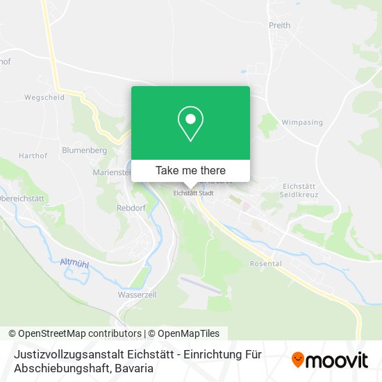 Justizvollzugsanstalt Eichstätt - Einrichtung Für Abschiebungshaft map