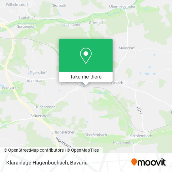 Kläranlage Hagenbüchach map