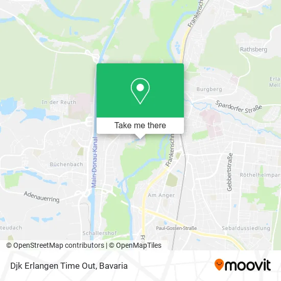 Карта Djk Erlangen Time Out