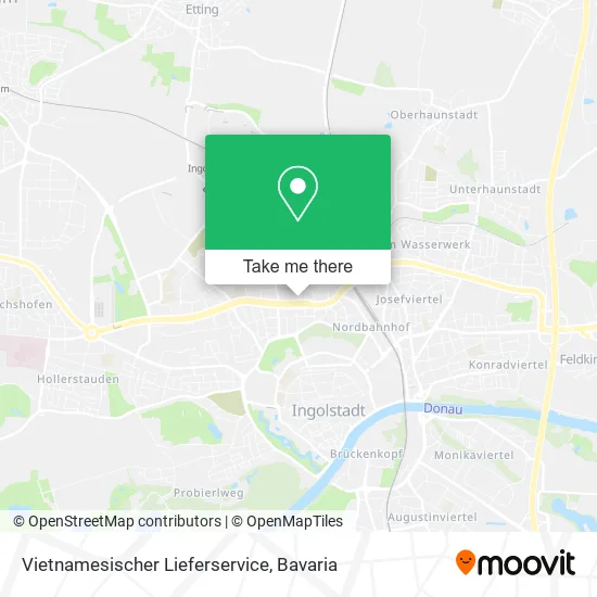 Карта Vietnamesischer Lieferservice