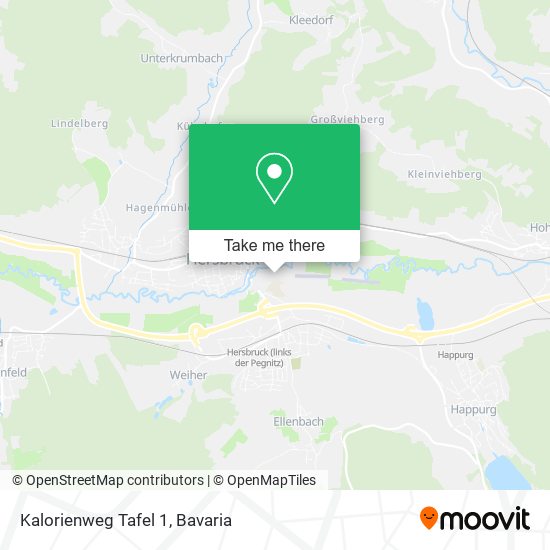 Kalorienweg Tafel 1 map