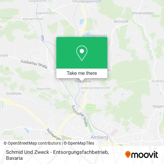 Карта Schmid Und Zweck - Entsorgungsfachbetrieb