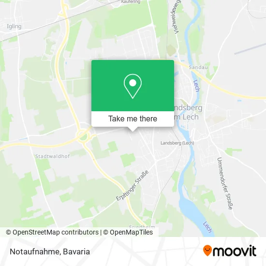 Карта Notaufnahme