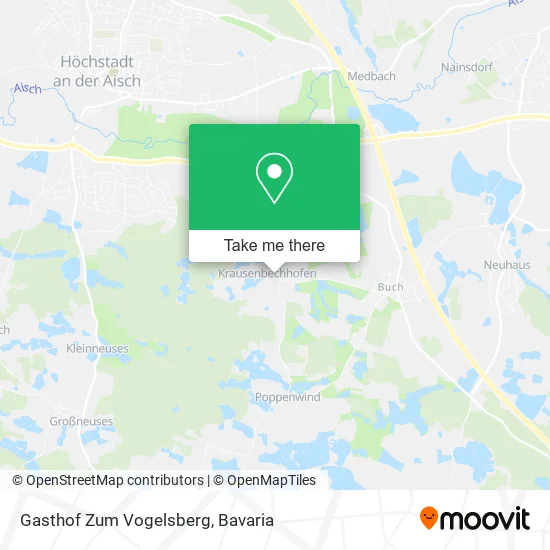 Карта Gasthof Zum Vogelsberg