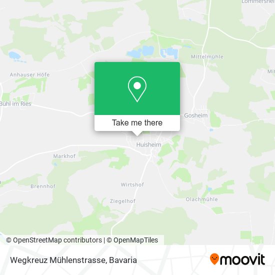 Wegkreuz Mühlenstrasse map