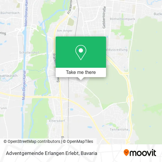 Карта Adventgemeinde Erlangen Erlebt