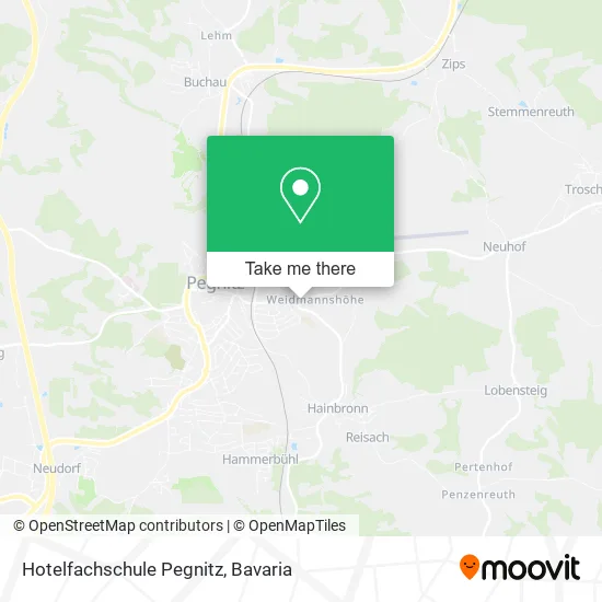 Карта Hotelfachschule Pegnitz