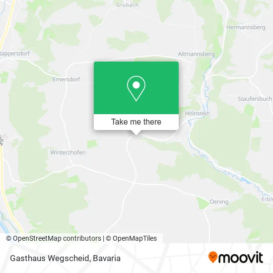 Карта Gasthaus Wegscheid