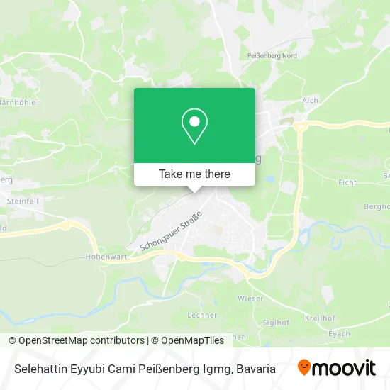 Карта Selehattin Eyyubi Cami Peißenberg Igmg