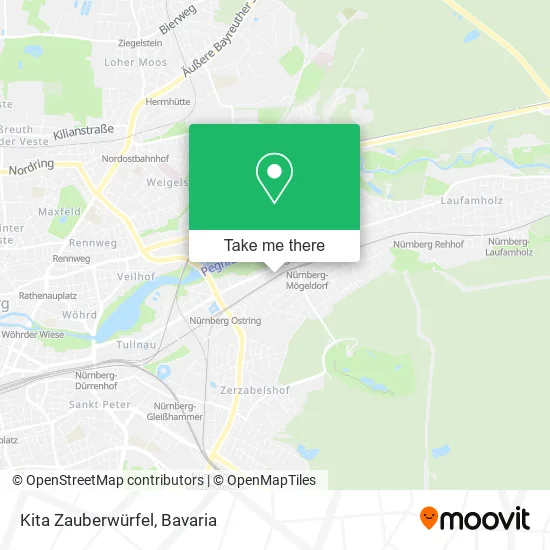 Kita Zauberwürfel map