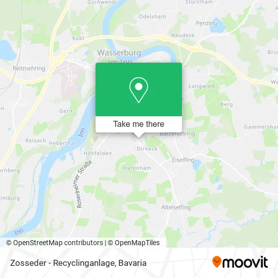 Карта Zosseder - Recyclinganlage