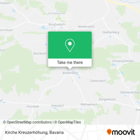 Kirche Kreuzerhöhung map