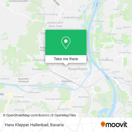 Hans Klepper Hallenbad map