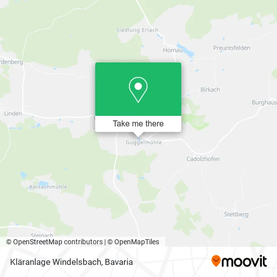 Карта Kläranlage Windelsbach