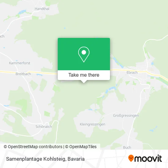 Карта Samenplantage Kohlsteig