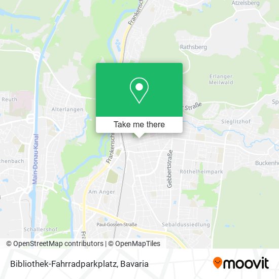 Bibliothek-Fahrradparkplatz map