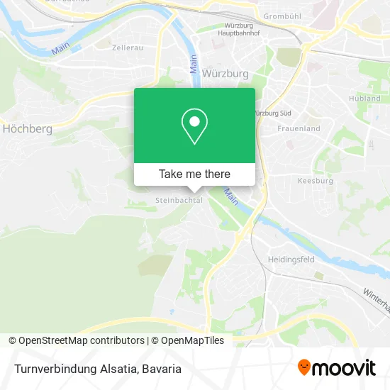 Карта Turnverbindung Alsatia