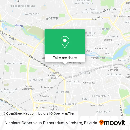 Карта Nicolaus-Copernicus-Planetarium Nürnberg