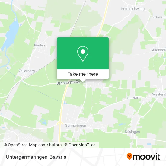 Карта Untergermaringen