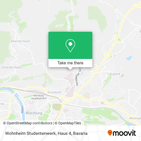 Карта Wohnheim Studentenwerk, Haus 4