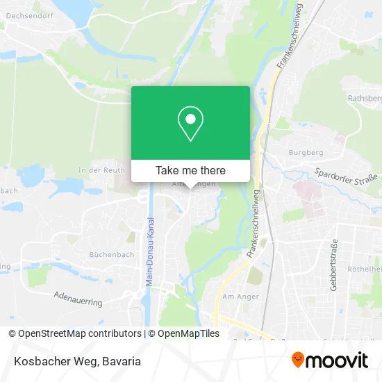 Карта Kosbacher Weg