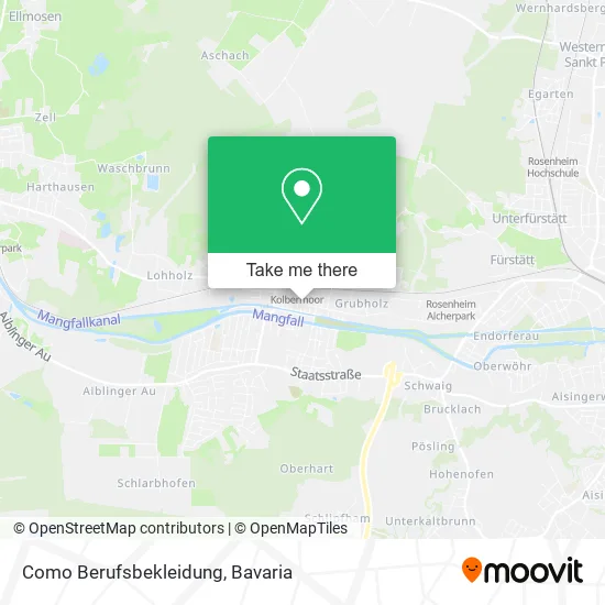 Карта Como Berufsbekleidung