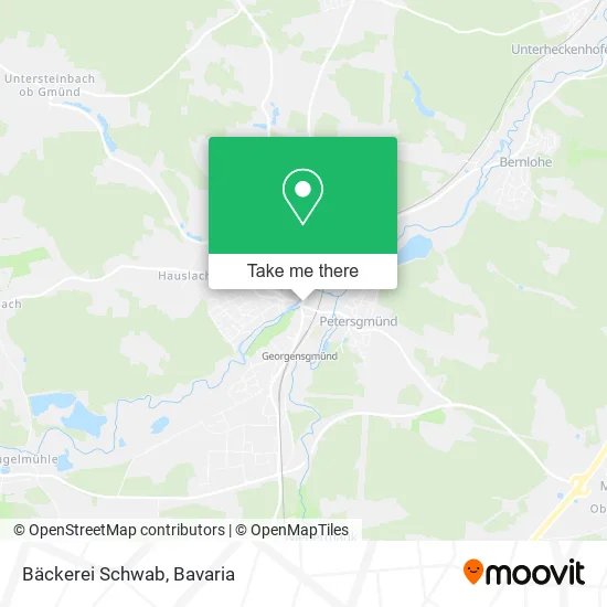 Карта Bäckerei Schwab
