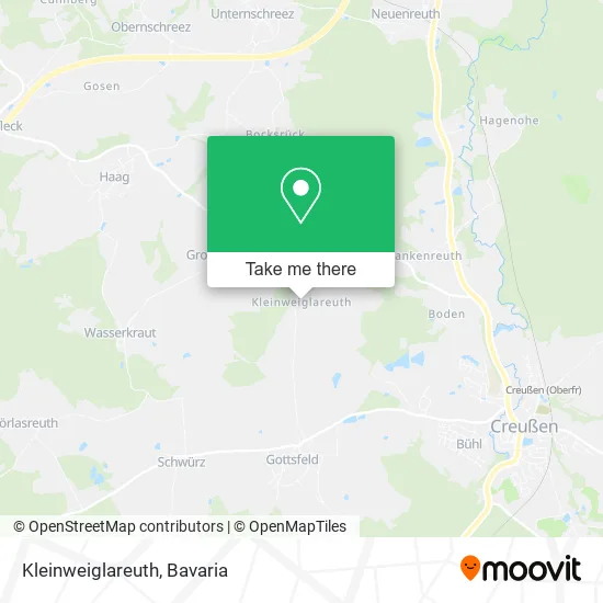Карта Kleinweiglareuth