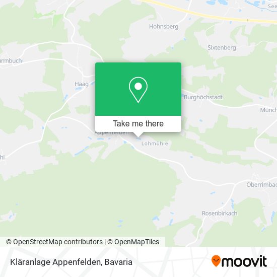 Kläranlage Appenfelden map